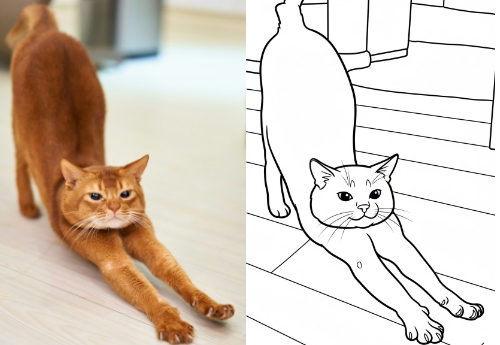 Convert Photo to Coloring Pages Free Gemini Prompts