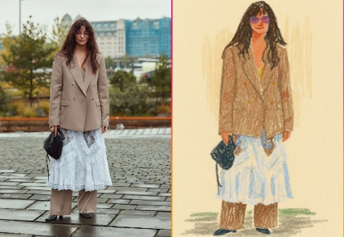 Convert Photo to Oil Pastel Fashion Illustration Free GPT Prompt