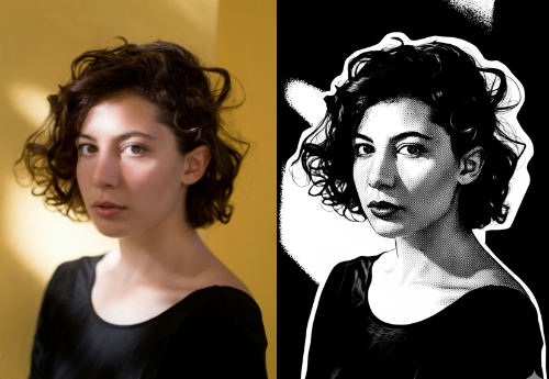 Turn Photo to Black & White Comic Art Gemini AI Prompt